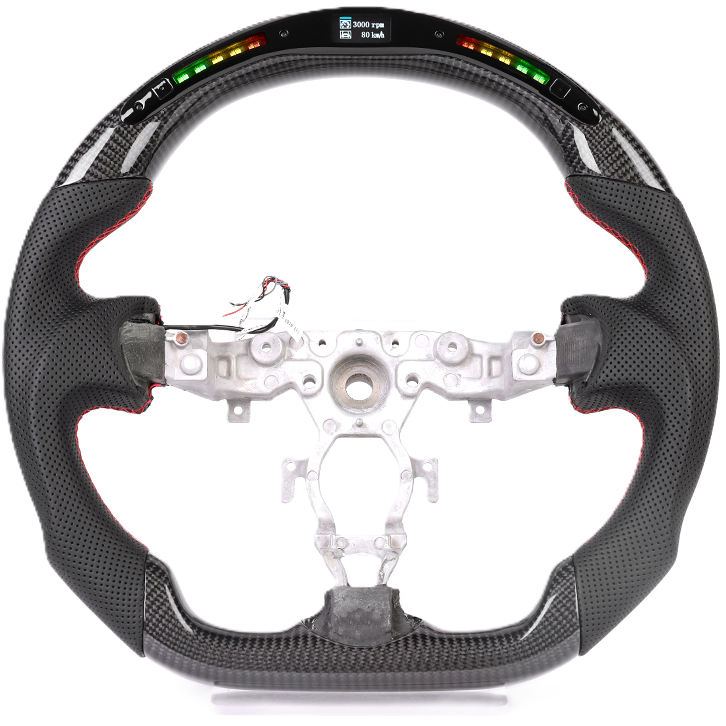 G37 / 370z Carbon Fiber Steering Wheel w/ LED
