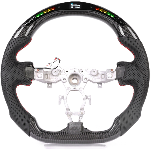 G37 / 370z Carbon Fiber Steering Wheel w/ LED