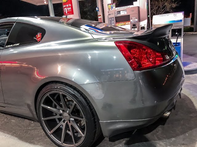 G37 Coupe Gloss Black Duckbill Spoiler